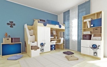 Детская комната Санни (Белый/корпус Клен) в Ордынском - ordynskoe.mebel54.com | фото