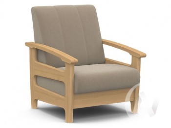 Кресло для отдыха Омега (бук лак/CATANIA LATTE) в Ордынском - ordynskoe.mebel54.com | фото