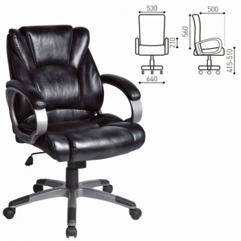 Кресло офисное BRABIX Eldorado EX-504 (черный) в Ордынском - ordynskoe.mebel54.com | фото