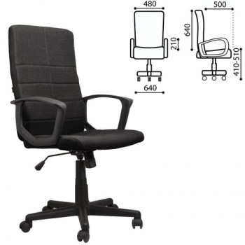 Кресло офисное BRABIX Focus EX-518 (черный) в Ордынском - ordynskoe.mebel54.com | фото