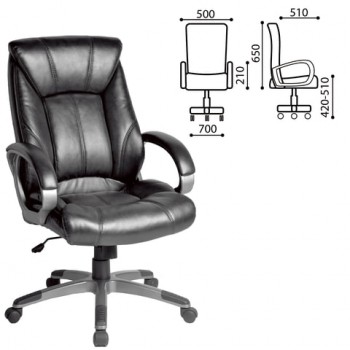 Кресло офисное BRABIX Maestro EX-506 (черный) в Ордынском - ordynskoe.mebel54.com | фото